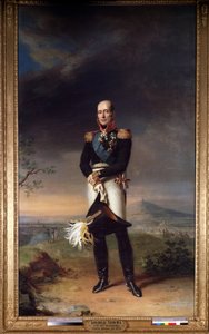 ""Portrét maršála Michaila (Michel) Bogdanoviče Barclay de Tolly (Barclay-de-Tolly) (1761-1818) (Portrét polního maršála hraběte Michaila (Michel) Bogdanoviče (1761-1818) Obraz George Dawe (182981)-182981 1829 Rozměry 361x258 cm Muzeum l od George Dawe