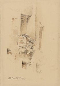 V San Remu, 3. ledna 1878 (tužka a wc na papíře)