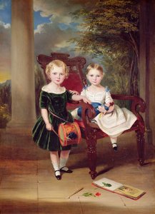 Portrét dvou dětí, Herbert a Rose, 1844