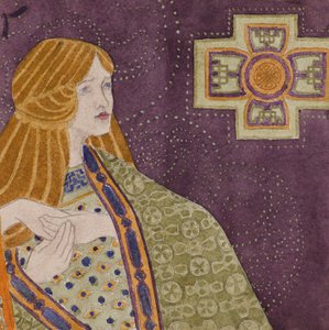 Studie [pro dekorativní panel], kolem 1898-1901 (akvarel)
