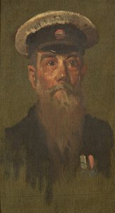 Portrét J. Brookse, 6. dragouni, c. 1920 (olej na panelu) od George Edmund Butler
