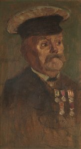 Portrét J. Lennona, R.A., c. 1920 (olej na panelu) od George Edmund Butler