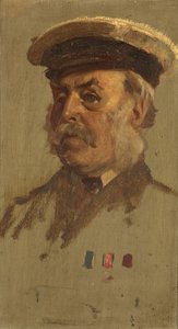 Portrét J. Price, 28., ca. 1920 (olej na panelu) od George Edmund Butler