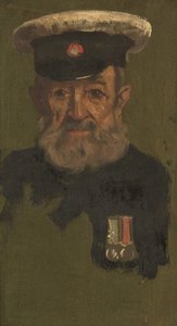Portrét J. Smithe, 4th & R.A., c. 1920 (olej na panelu) od George Edmund Butler