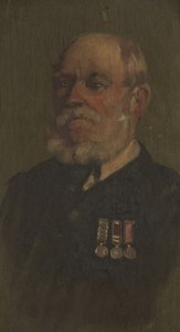 Portrét T. Greena, R.A., c. 1920 (olej na panelu) od George Edmund Butler