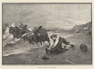 Pašeráci překvapeni, kritický okamžik od George Edward Robertson