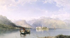 Isola Pescatori z Isola Bella na jezeře Maggiore