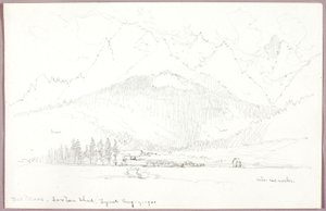 Bad Moos, Sexten Thal, Tyrolsko od George Elbert Burr