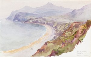 Zátoka u Nevinu, Wales od George Elbert Burr