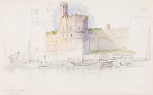 Hrad Caernarvon od George Elbert Burr