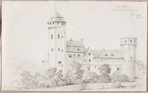 Zámek Oberlahnstein, Rýn od George Elbert Burr