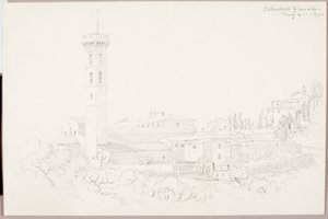 Katedrála, Fiesole od George Elbert Burr