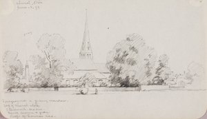 Kostel, Eton od George Elbert Burr