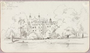 Eton College od řeky od George Elbert Burr