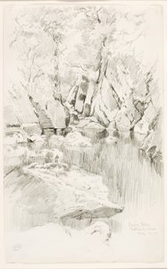 Fairy Glen, Bettws-y-Coed od George Elbert Burr