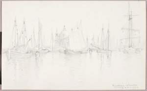 Giudecca--Benátky od George Elbert Burr