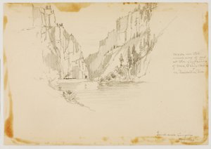 Kaňon Grand River / poblíž Glenwood Springs od George Elbert Burr