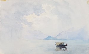 Déšť, Bellagio od George Elbert Burr