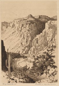 Skica na Apache Trail, Arizona od George Elbert Burr