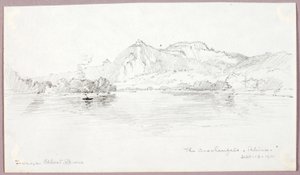Drachenfels, Rýn od George Elbert Burr