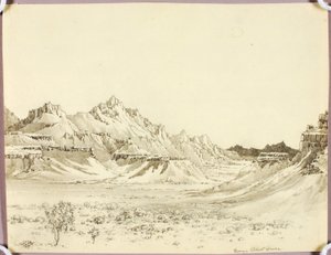 Bez názvu (přenosová kresba pro dílo „Arizona Night“) od George Elbert Burr