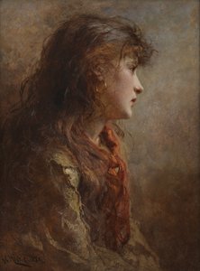 Cikánská dívka, 1880