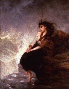 Sám - "Ach za dotek zmizelé ruky" od George Elgar Hicks