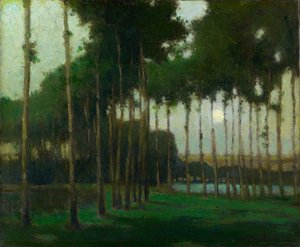 Měsíční krajina (olej na plátně) od George Elmer Browne
