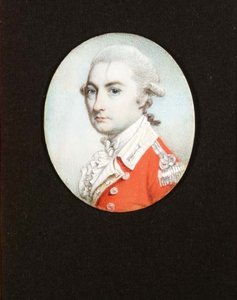 Miniatura kapitána pěchoty, kolem roku 1780