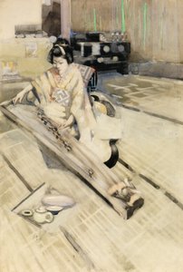 Hráč Koto, Tokio od George F. Henry