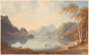 Loch ve Skotsku od George Fennel Robson