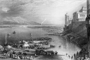 „Část Chaut, v Hurdwaru“, 1838. od George Francis White