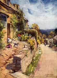 Bourton na kopci od George Franck Nicholls