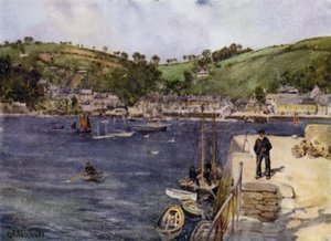 Flushing, z Falmouth (barevné litho)