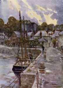 Padstow, déšť odchází