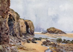 Perranporth (barevné lito)
