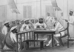 Náš soudce, kolem roku 1858 (litografie)