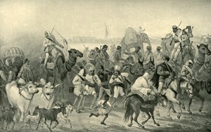 Native Auxiliaries spěchající do Dillí, 50. léta 19. století, 1901. od George Francklin Atkinson
