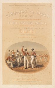 Sepoys ve střelecké praxi, 1857 circa