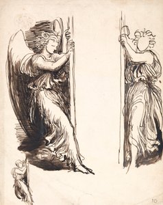 Studie pro anděly u soudu smrti od George Frederic Watts