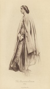 Virginia, hraběnka Somers (litho) od George Frederick (after) Watts