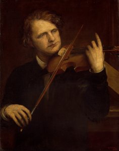 A Lamplight Study: Herr Joachim, 1868. od George Frederick Watts