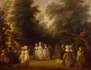 Ladies Promenading na Mall, St.James Park