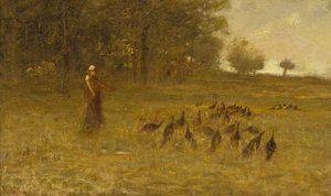 Dívka s krůtami, 1883-84