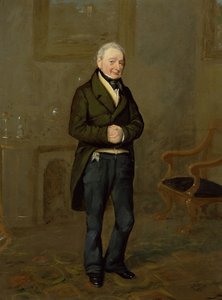 Portrét správce domácnosti v Bramham Parku, Yorkshire, identifikován jako John Pollock (1769-1837), asi 1822 (olej na plátně) od George Garrard