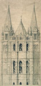 Elevation, c.1860 (papír) od George Gilbert Scott