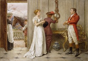 Jižní vítr a zatažená obloha, od George Goodwin Kilburne