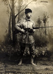 Theodore Roosevelt v jelenici, Dakota Teritory kolem roku 1885 (černobílá fotografie)