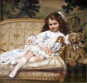 Portrét Marjorie Cohenové, 5 let od George Hall Neale