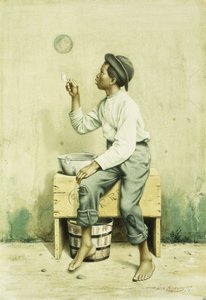 Black Boy Flow Bubbles, 1887